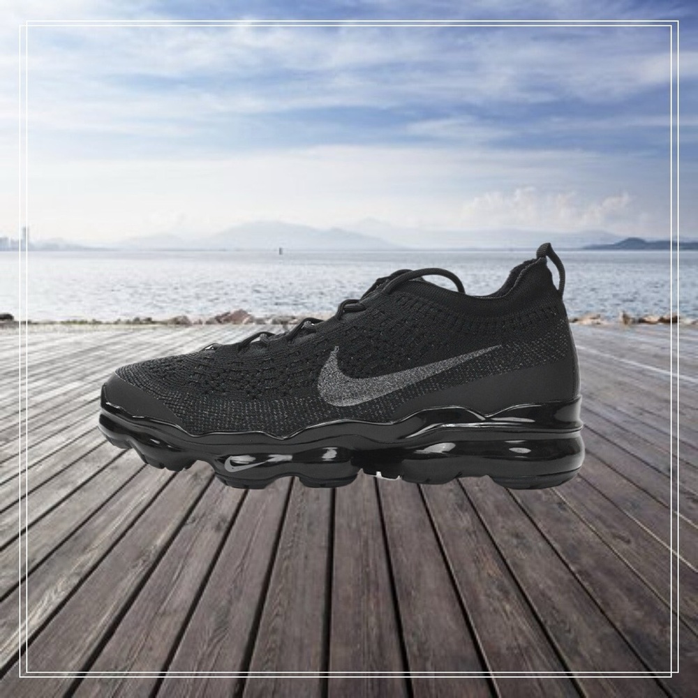 $274 Nike Air VaporMax 2023 Flyknit "Triple Black" sneakers